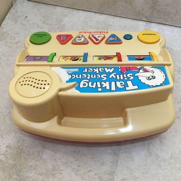 VINTAGE FISHER-PRICE TALKING SILLY SENTENCE MAKER‎ - Picture 10 of 10
